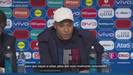 Mbappé pide a los jóvenes votar en las elecciones en Francia