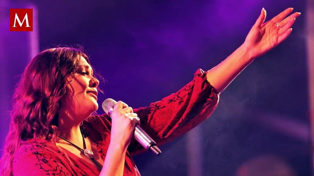 Yuridia se mofa de la polémica entre Ángela Aguilar y Christian Nodal durante su concierto