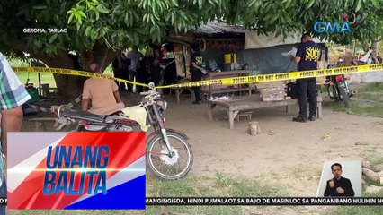 Ginang, patay matapos tamaan umano ng ligaw na bala sa operasyon ng mga pulis sa Brgy. Sembrano | Unang Balita
