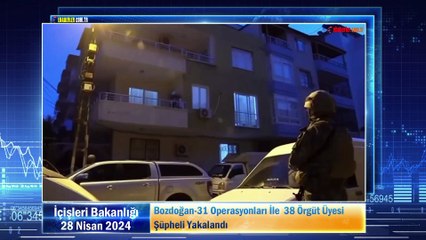 Bozdoğan-31 Operasyonları İle  38 Örgüt Üyesi Şüpheli Yakalandı