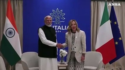 G7, bilaterale tra Meloni e Modi a margine del summit