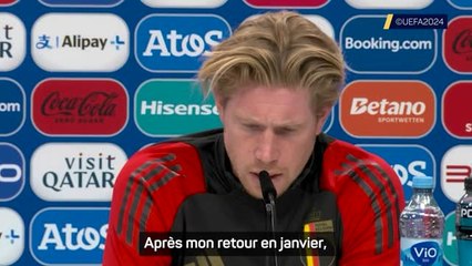 Belgique - De Bruyne évoque sa longue blessure de la saison dernière