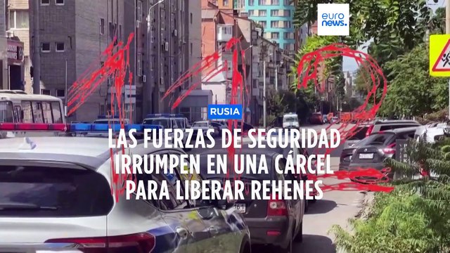 Fuerzas de seguridad allanan una cárcel en Rusia y abaten a reclusos para liberar a dos rehenes
