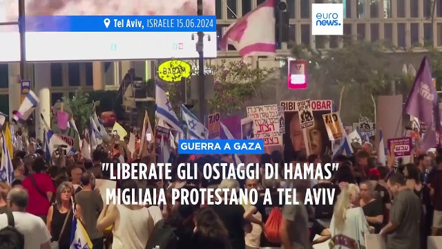 Riportate tutti a casa: Migliaia di persone a Tel Aviv chiedono il rilascio degli ostaggi di Hamas