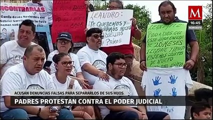 Padres en Yucatán expresan su descontento ante decisiones tomadas por el poder judicial local