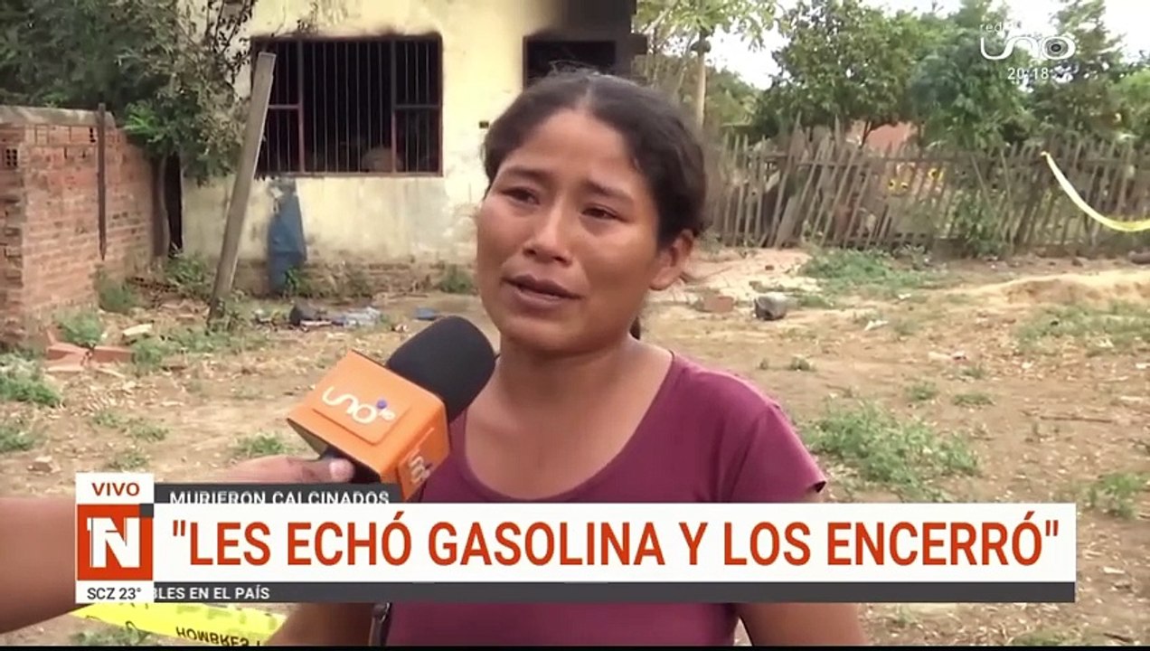 Niños calcinados