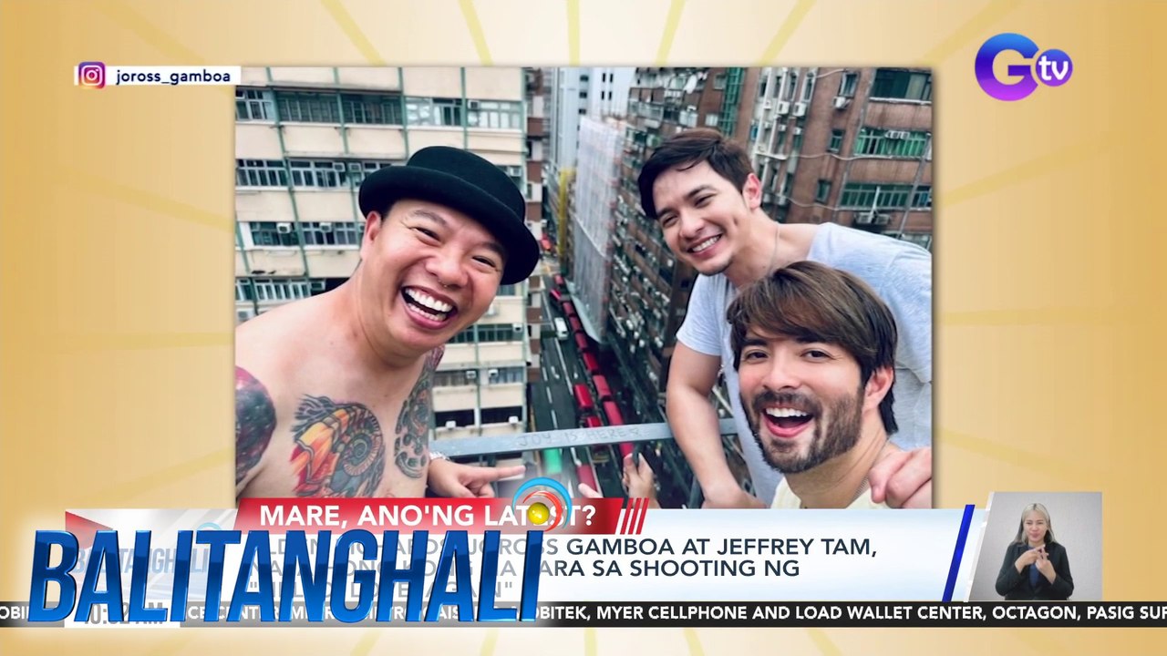 Alden Richards, Joross Gamboa & Jeffrey Tam, nasa Hong Kong na para sa shooting ng "Hello, Love, Again" | Balitanghali