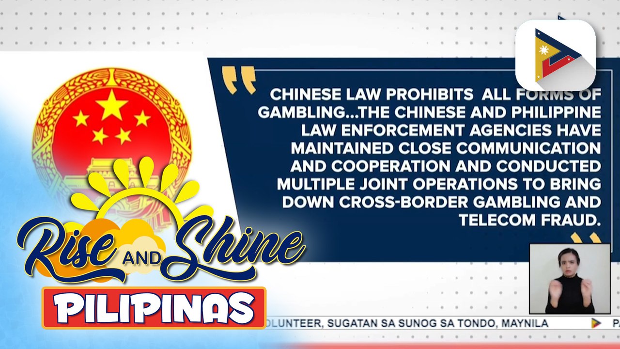 China, nanawagan sa Pilipinas na i-ban na ang POGO