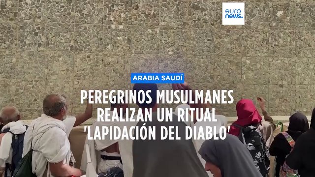 Los peregrinos musulmanes inician los ritos finales del hach con la 'lapidación del diablo'