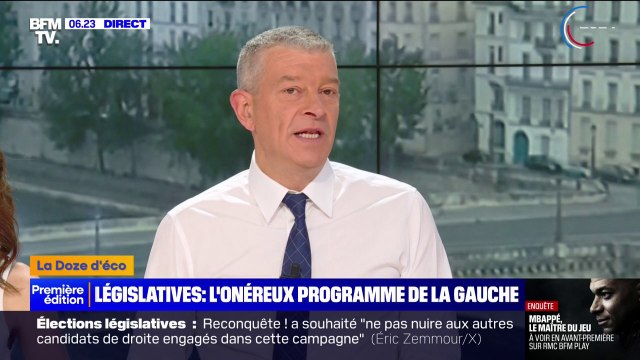 Législatives: l'onéreux programme économique du Nouveau Front populaire