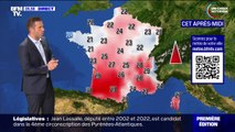 Des orages dans le sud-ouest, quelques averses dans le nord et du soleil dans le sud, avec des températures comprises entre 15°c et 26°c...la météo de ce mardi 11 juin