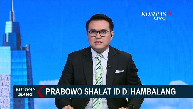 Momen Idul Adha, Prabowo Shalat Id di Masjid Nurul Wathan Hambalang