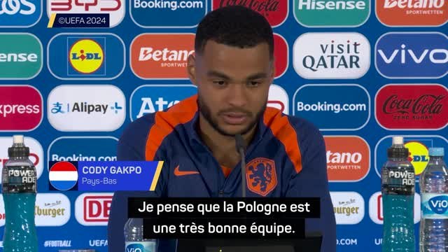 Pays-Bas - Gakpo : La Pologne est une très bonne équipe et elle l'a encore montré aujourd'hui