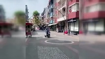 Aldatılan kadının öfkesi kamerada