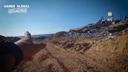 El-Kassam, Gazze'de İsrail askerlerini düşürdüğü "ölümcül pusu"dan görüntüler yayınladı