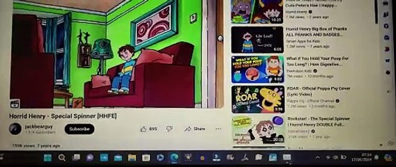 Horrid Henry Has A BSOD