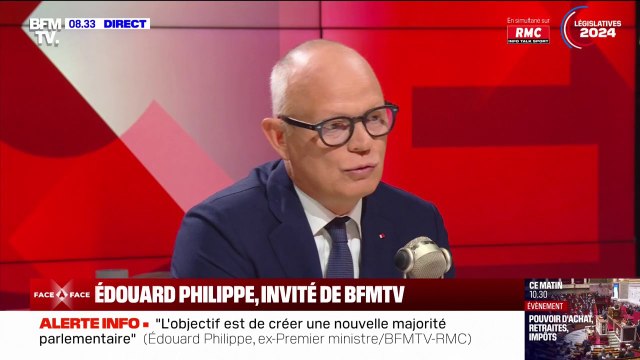 Législatives: Si un candidat du bloc central a plus de chances de gagner que la majorité ancienne, ce serait probablement mieux que ce soit lui qui porte notre combat , explique Édouard Philippe