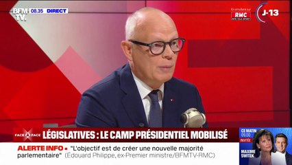 Législatives: face à François Hollande, "il n'y avait pas de candidat de la majorité qui était susceptible de pouvoir l'emporter", estime Édouard Philippe
