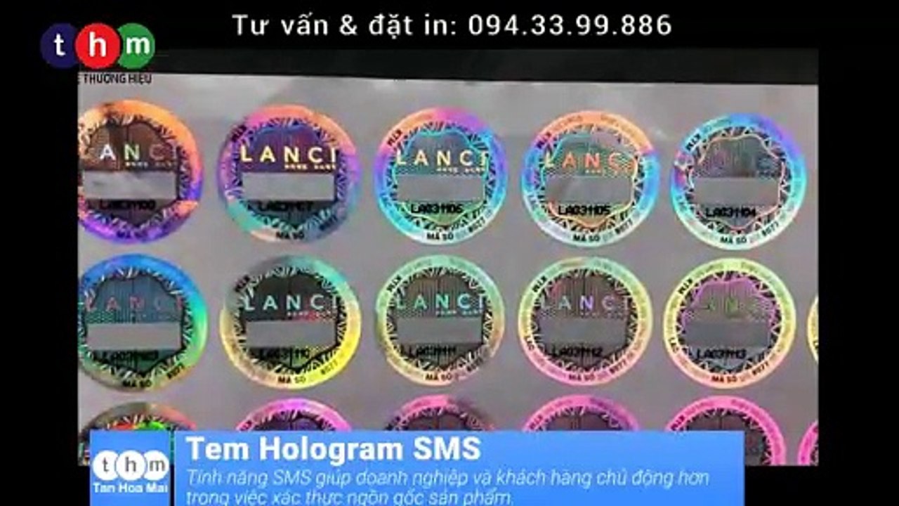 Cty in tem chống hàng giả in nhanh, giá rẻ, thiết kế miễn phí