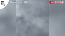獨家》中國籍民航機「非正常」飛越金馬上空 民眾目擊傻眼（「Taiwan ADIZ」提供）