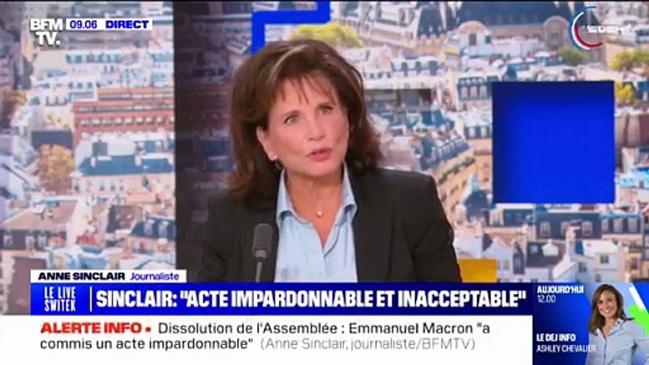 La très violente charge d'Anne Sinclair contre le Rassemblement National: "C'est un parti xénophobe fondé par des anciens collabos ! Leur confier les clefs de la France, c'est le précipice ! " - Regardez