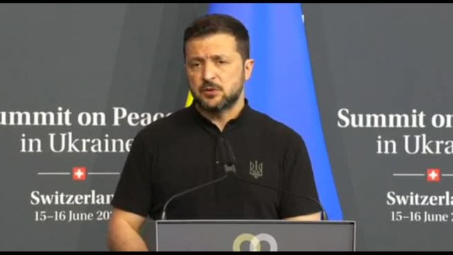 Svizzera, Zelensky: no pace senza integrità territoriale dell'Ucraina