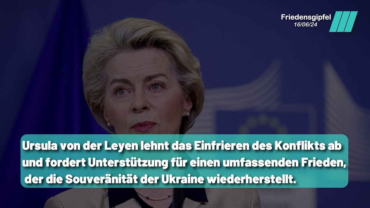 Schweizer Gipfel für Frieden: Initiatoren und der Friedensprozess