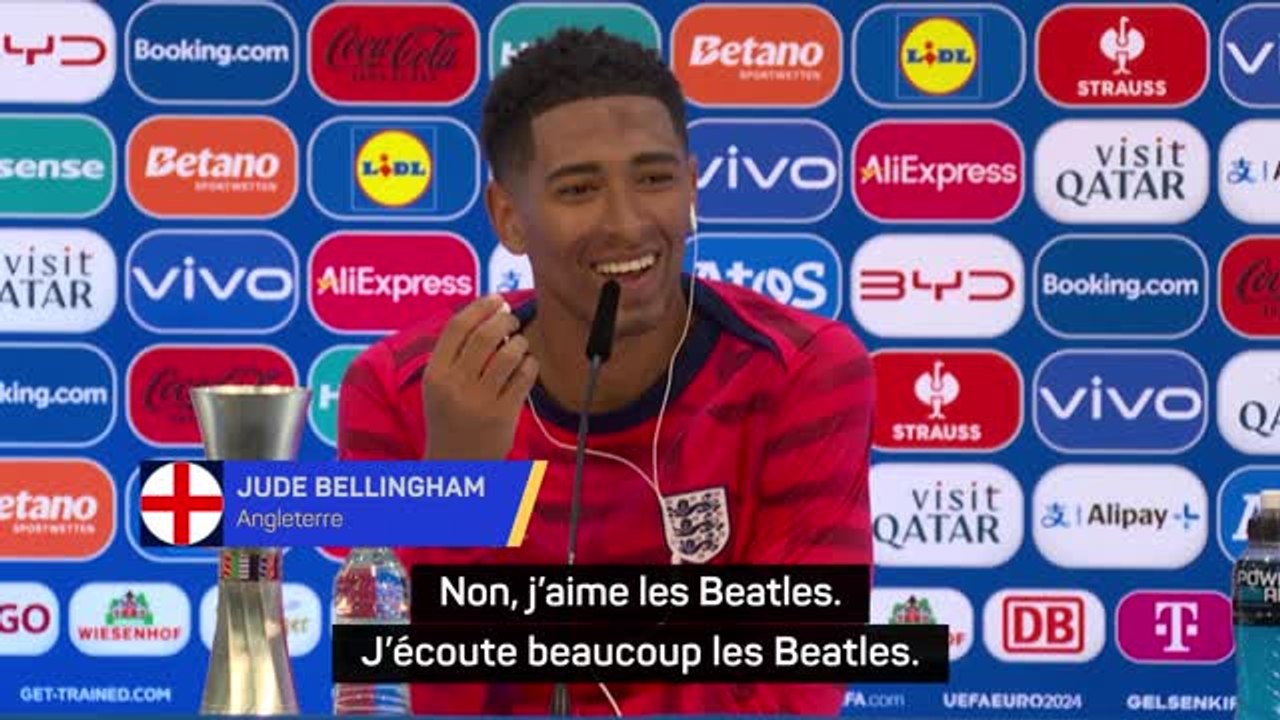 Angleterre - Bellingham révèle ce qu'il pense de son chant "Hey Jude"