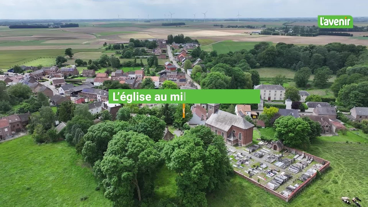 L'église au milieu du village : Merdrop