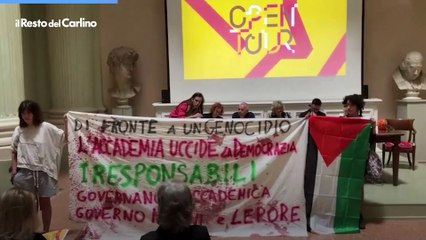 Download Video: Studenti pro Palestina irrompono all'Accademia delle Belle Arti: il video