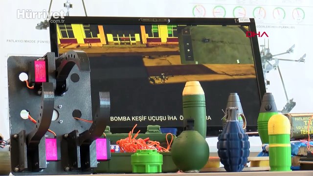 Bomba imha uzmanının oğlundan patlayıcı imha eden insansız hava aracı