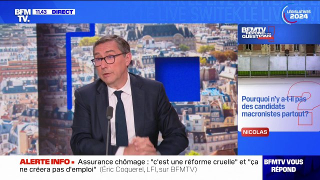 Législatives: pourquoi n'y a-t-il pas des candidats macronistes dans chaque circonscription? BFMTV répond à vos questions