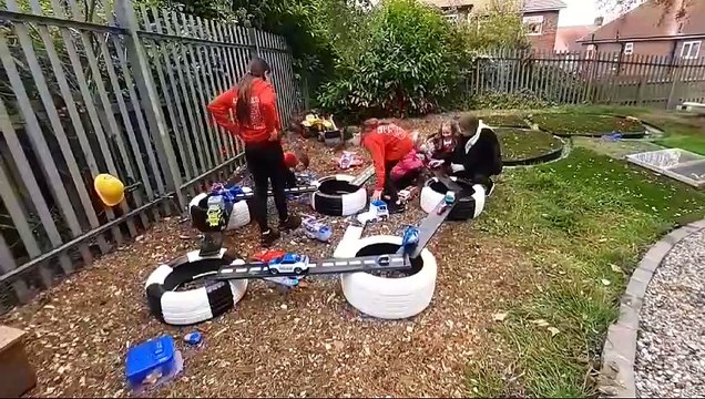 Sunderland children discover their new secret garden thanks to AESC volunteers