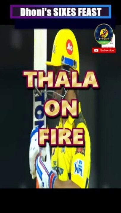 MSD On Fire | Dhoni's Sixes Feast | Thala Hitting 6's