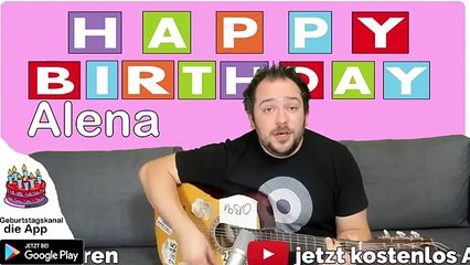 Happy Birthday, Alena! Geburtstagsgrüße an Alena