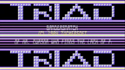 C64 Cracktro - Bandersnatch by Triad