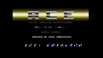 C64 Cracktro - Bubble Bobble by Actual Cracking Entertainment [A.C.E.]