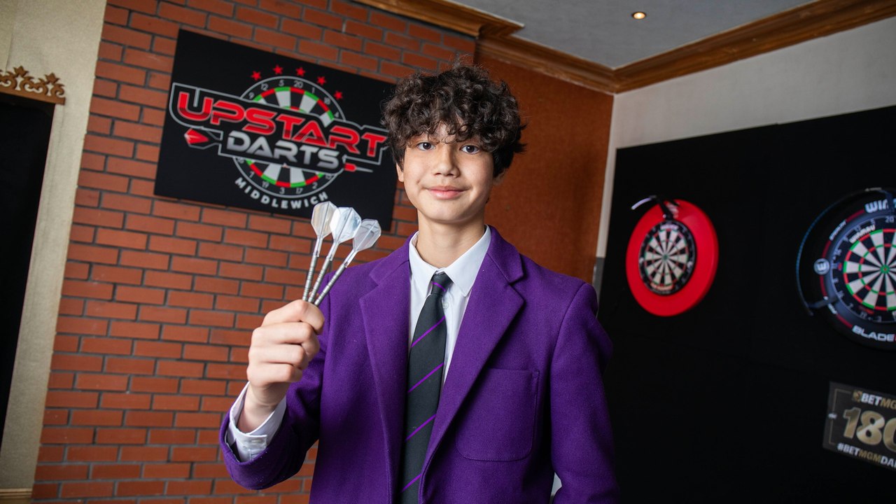 Darts fan, 14, inspired to open his own store - by Luke Littler