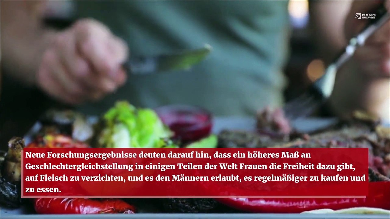 Männer ernähren sich in Ländern mit Geschlechtergleichstellung von mehr Fleisch
