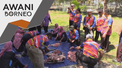 Pesara tentera antara penerima daging korban
