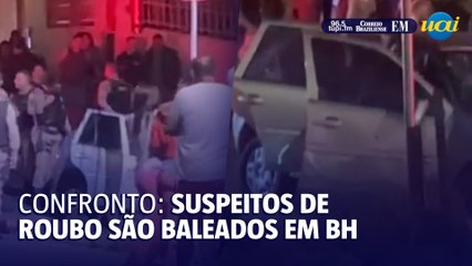 Download Video: Suspeitos de roubo são baleados em perseguição policial em BH