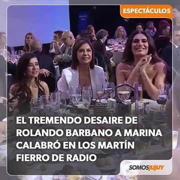 El tremendo desaire de Rolando Barbano a Marina Calabró en los Martín Fierro de Radio