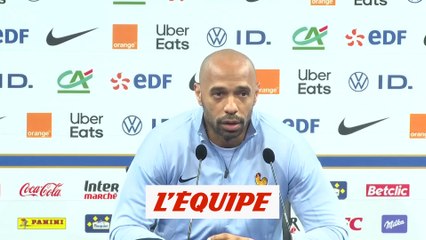 Thierry Henry : «Je suis contre tout ce qui divise» - Foot - JO 2024 - Bleus
