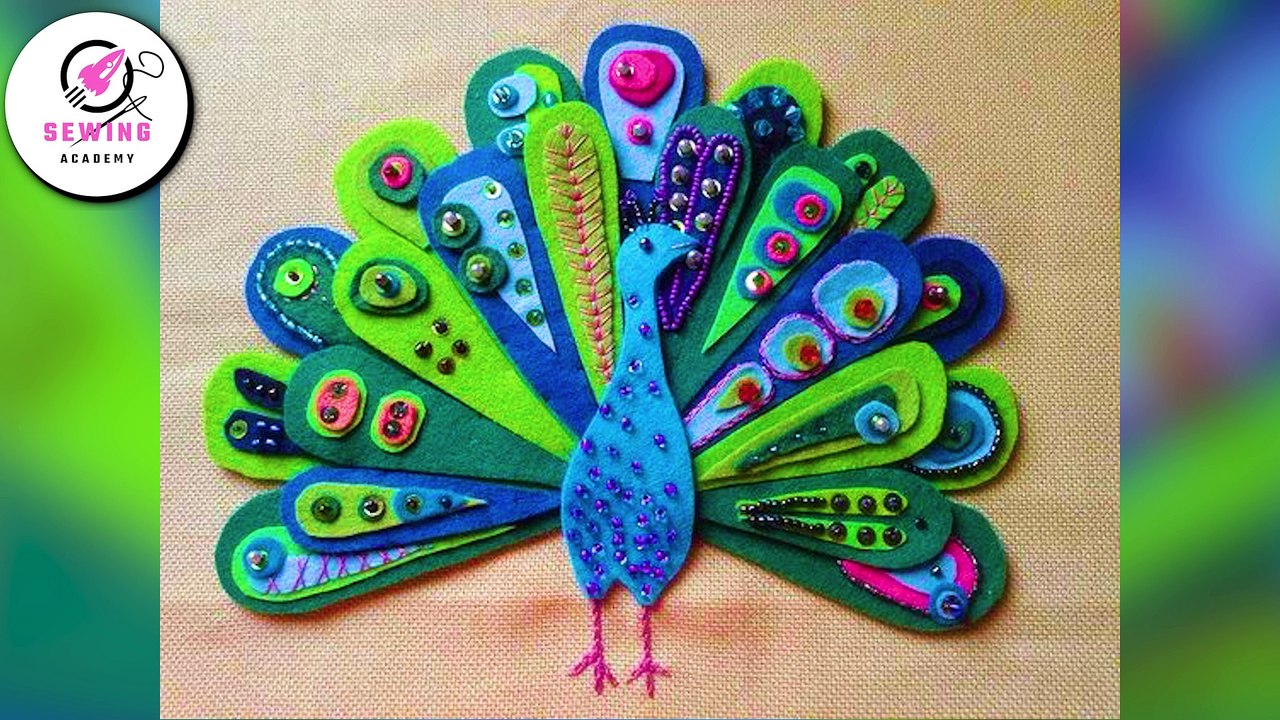 40 Sewing Felt Ornaments Ideas | 40 Sewing Felt Ornaments DIY Projects