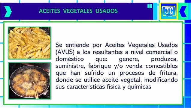EL TEMA DE LOS ACEITES USADO DE COCINA EN JC INFORMA TV