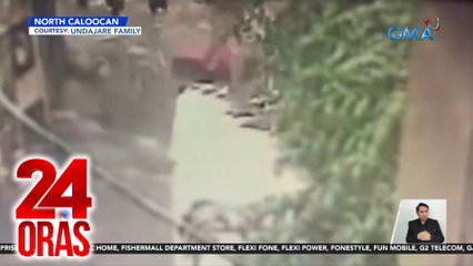 8 taong gulang na naglaro sa umapaw na creek, inagos ng tubig | 24 Oras