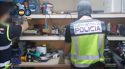 Registro y detención del grupo organizado que presuntamente extorsionaba a empresarios de la Región de Murcia