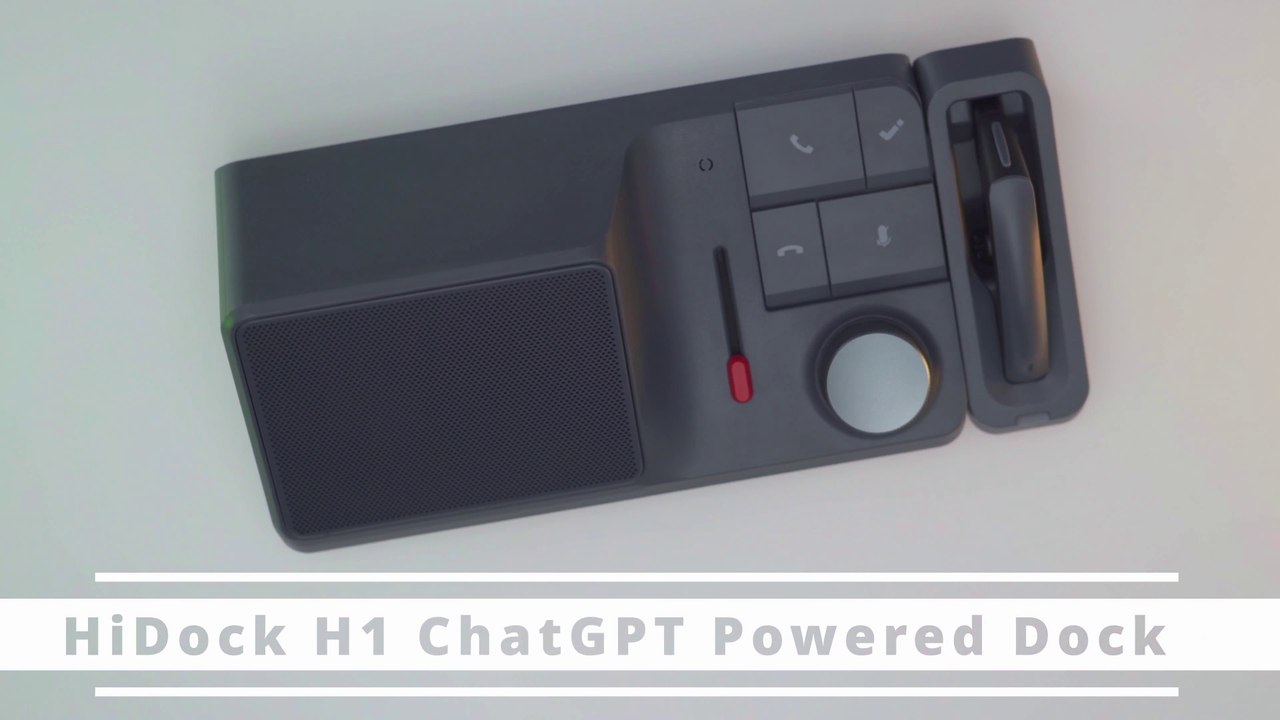 Clear Calls & Meeting Notes Made EASY! HiDock H1 ChatGPT Dock