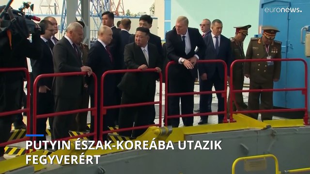 Vlagyimir Putyin Észak-Korában kilincsel még több fegyverért