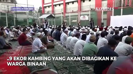 Haru! Beginilah Suasana Salat Iduladha di Rutan Salemba